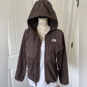 Northface Hooded Brown Denali Jacket